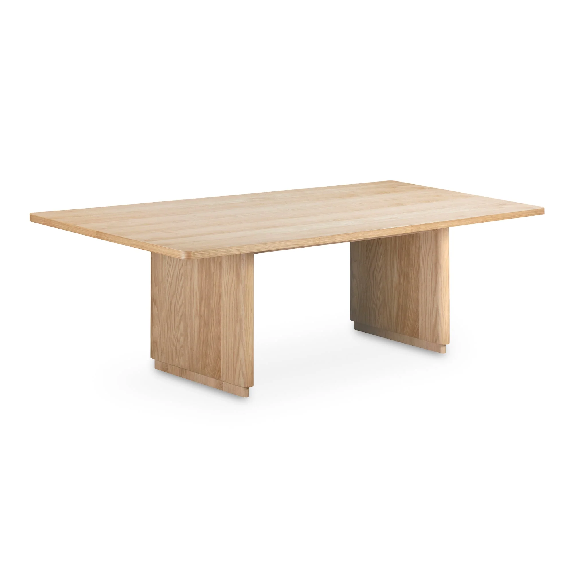 Round Off Large Dining Table Natural Oak - Image 2