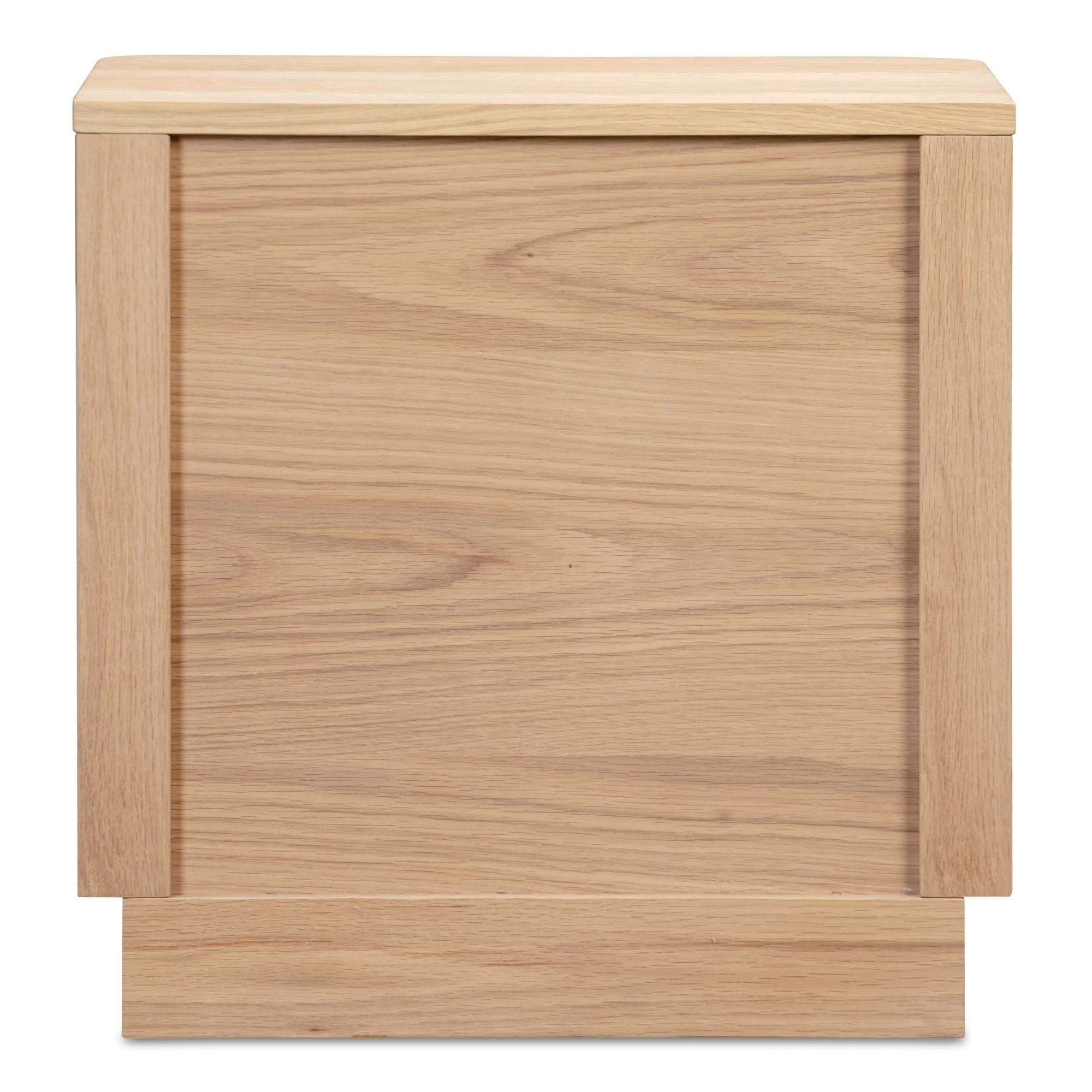 Round Off Tall Nightstand Natural Oak - Image 3