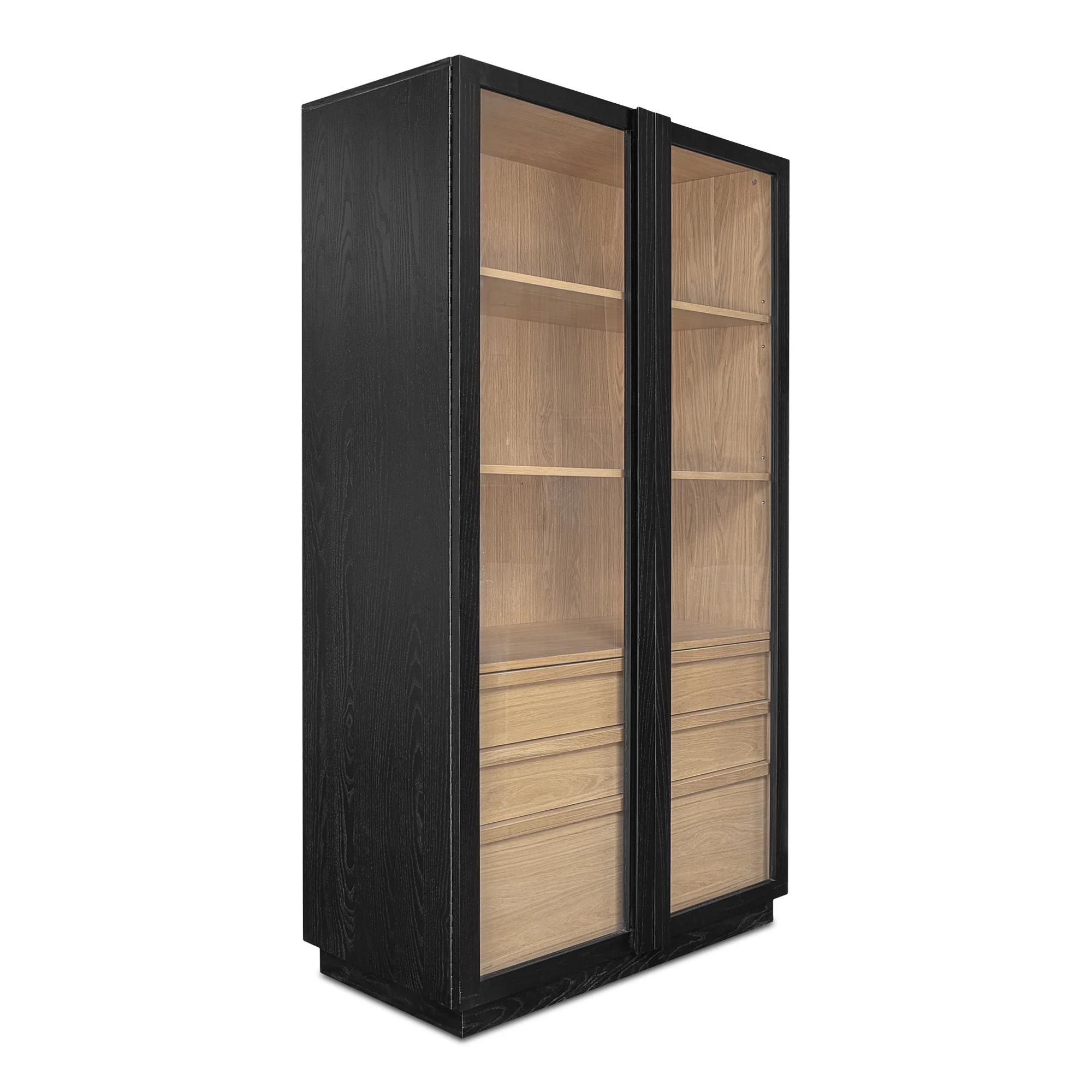 Charlotte Tall Cabinet Black - Image 2