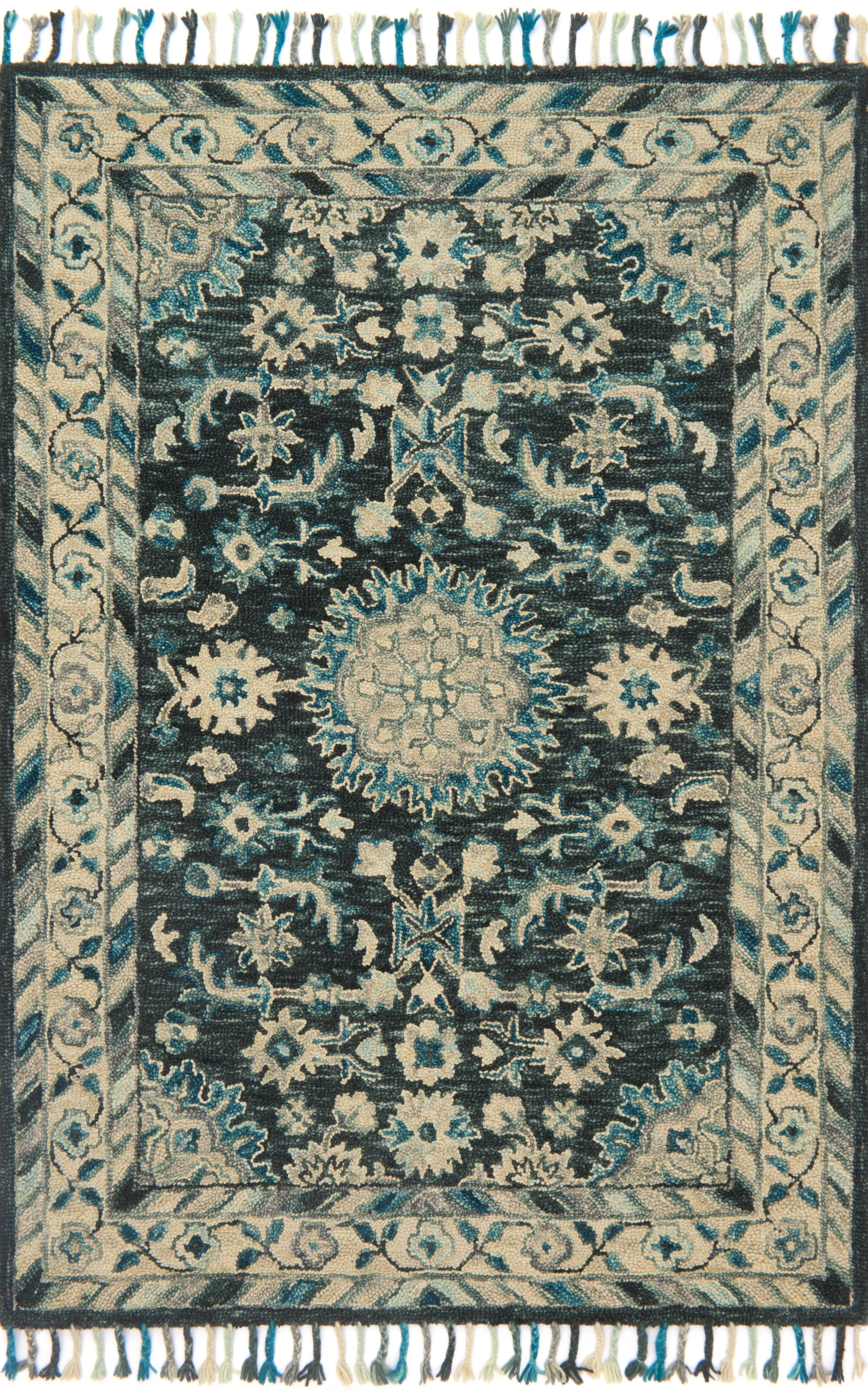 Loloi | Zharah Collection | Teal / Grey | ZR-02 - Image 1