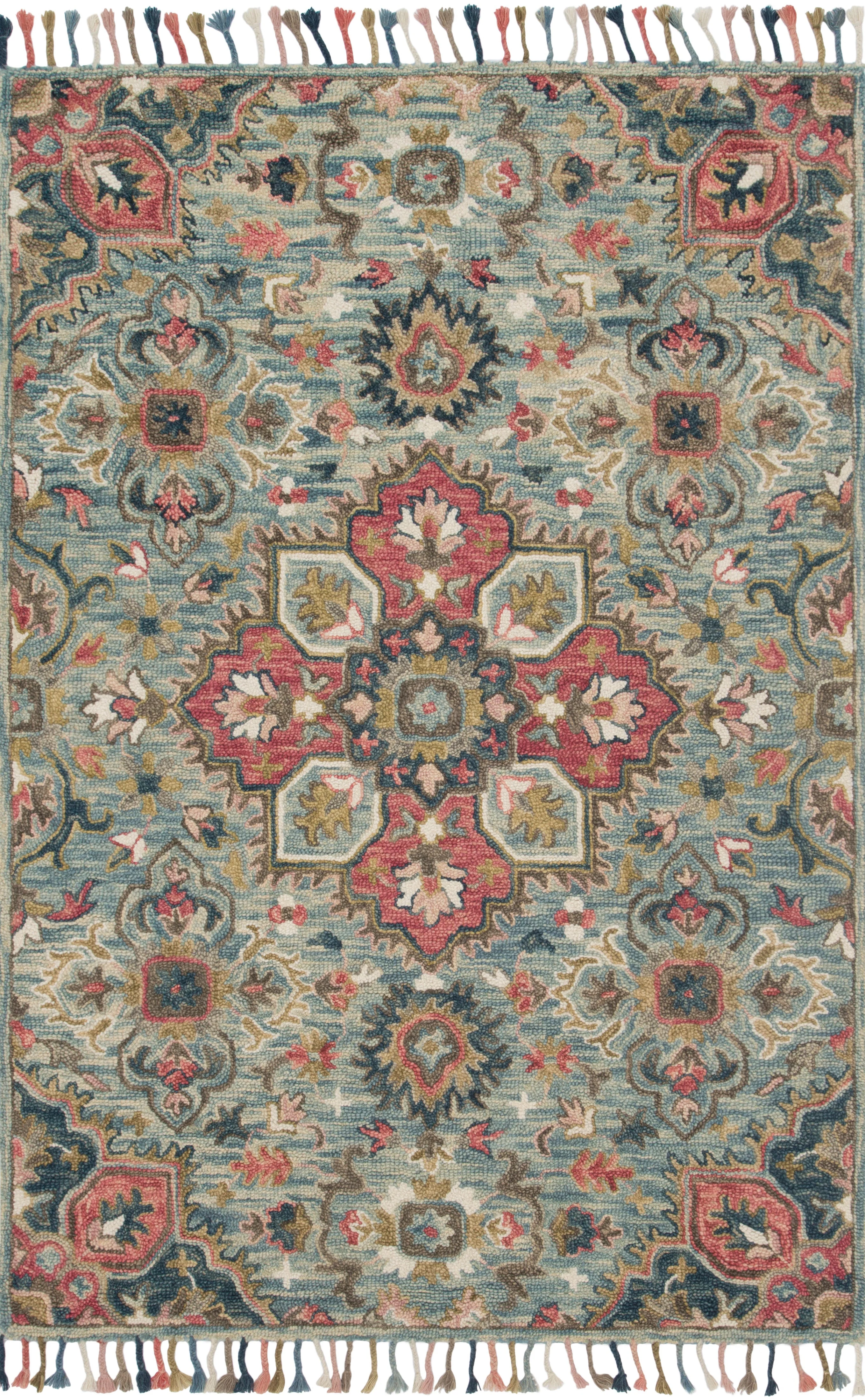 Loloi | Zharah Collection | Light Blue / Multi | ZR-13 - Image 1