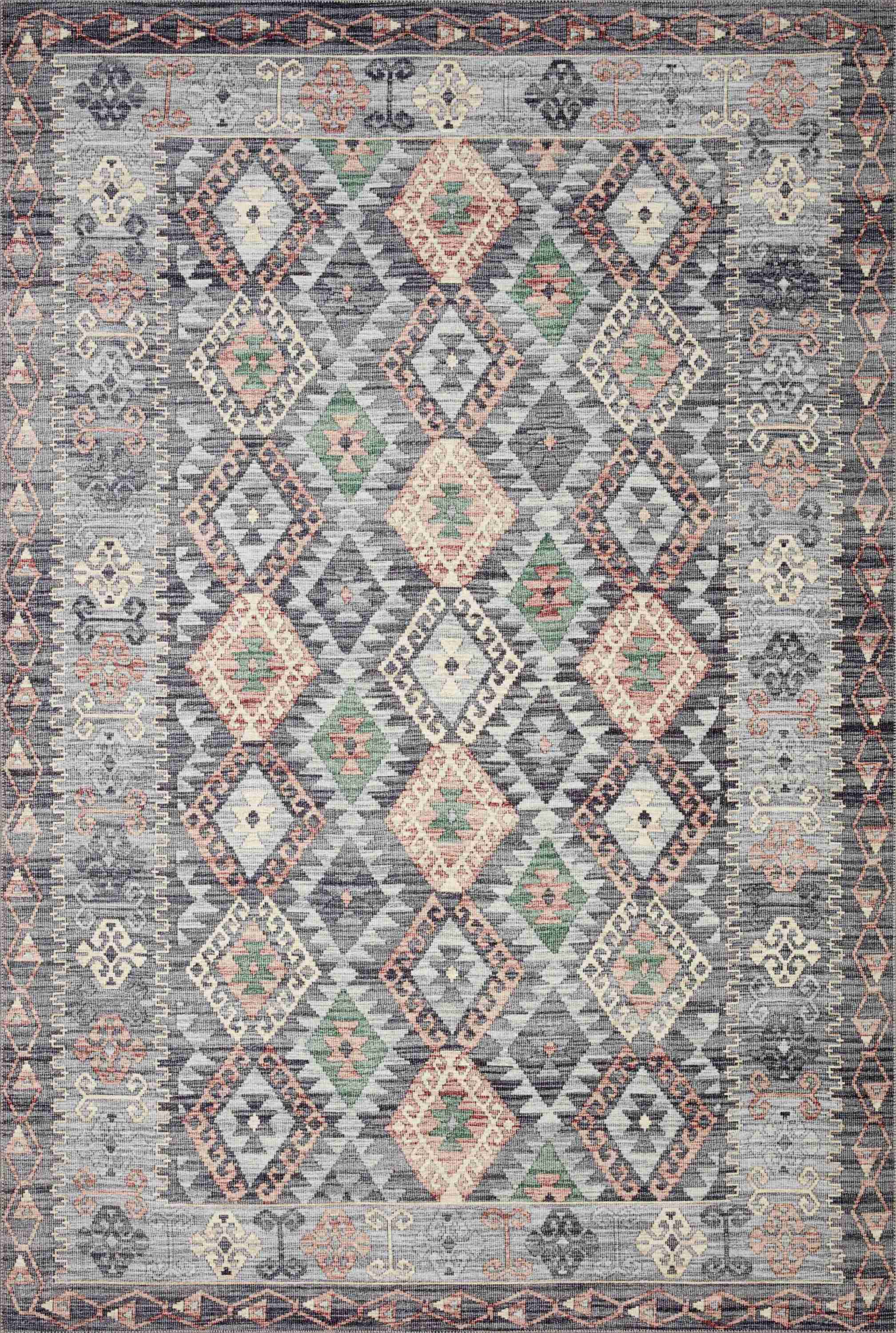 Loloi II | Zion Collection | Grey / Multi | ZIO-01 - Image 1