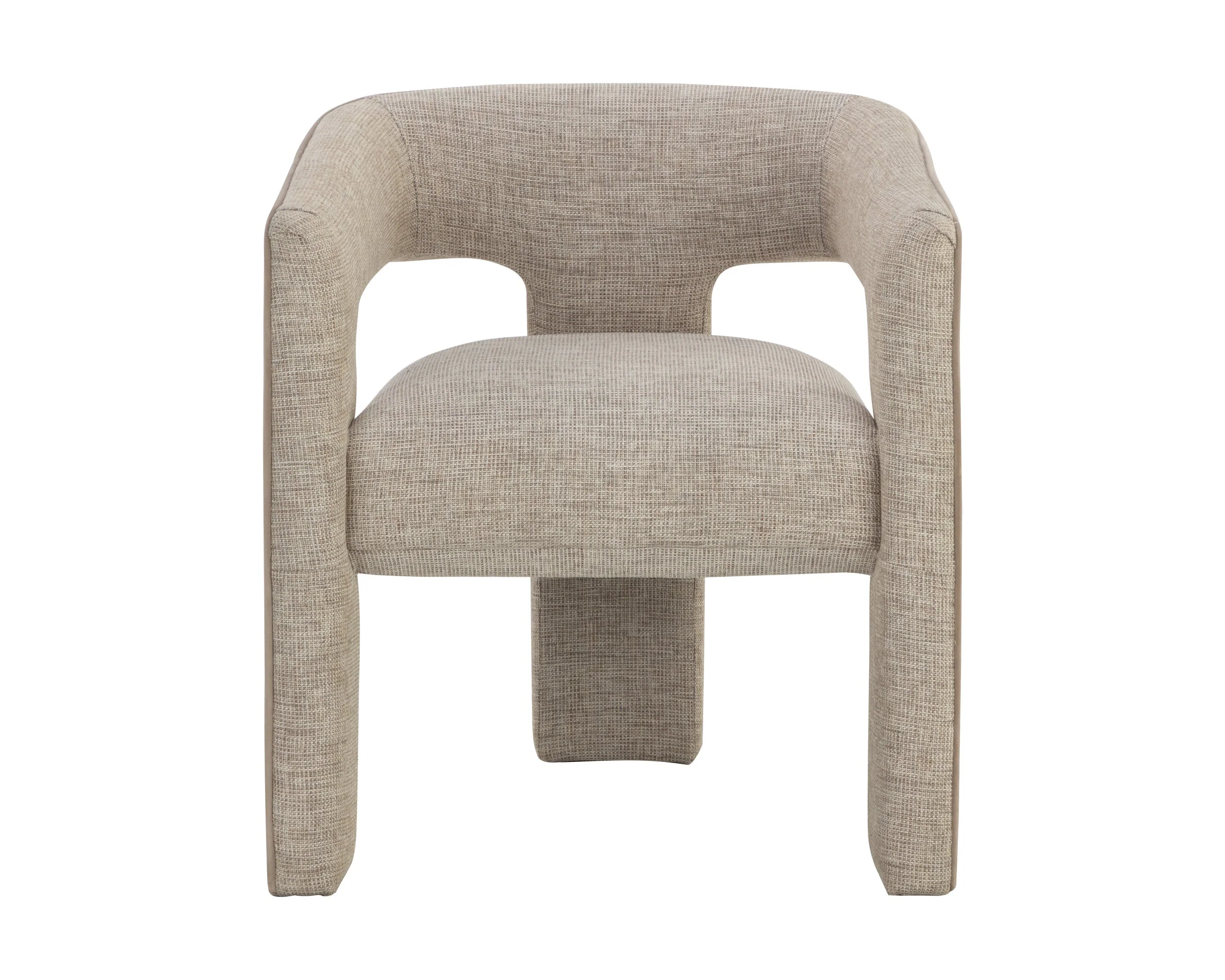 Krasner Dining Armchair - Rhapsody Sand - Image 2