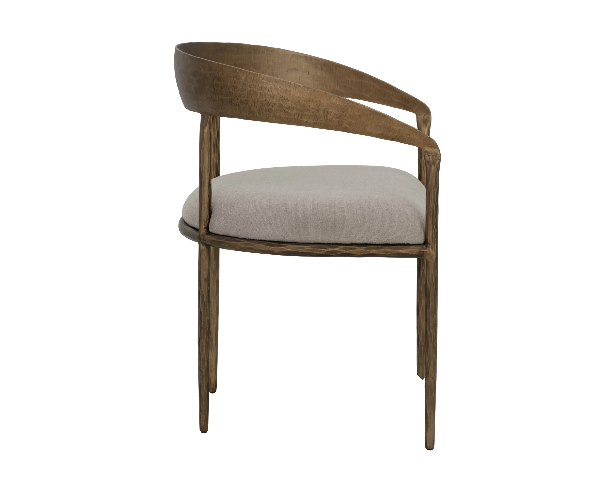 Zanatta Dining Armchair - Zenith Taupe Grey - Image 3