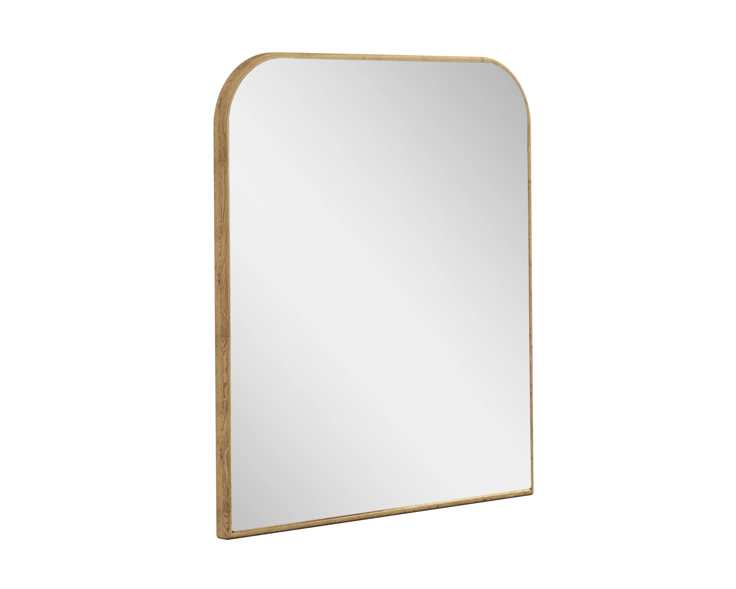 Calabasas Wall Mirror - Rustic Oak - Image 3