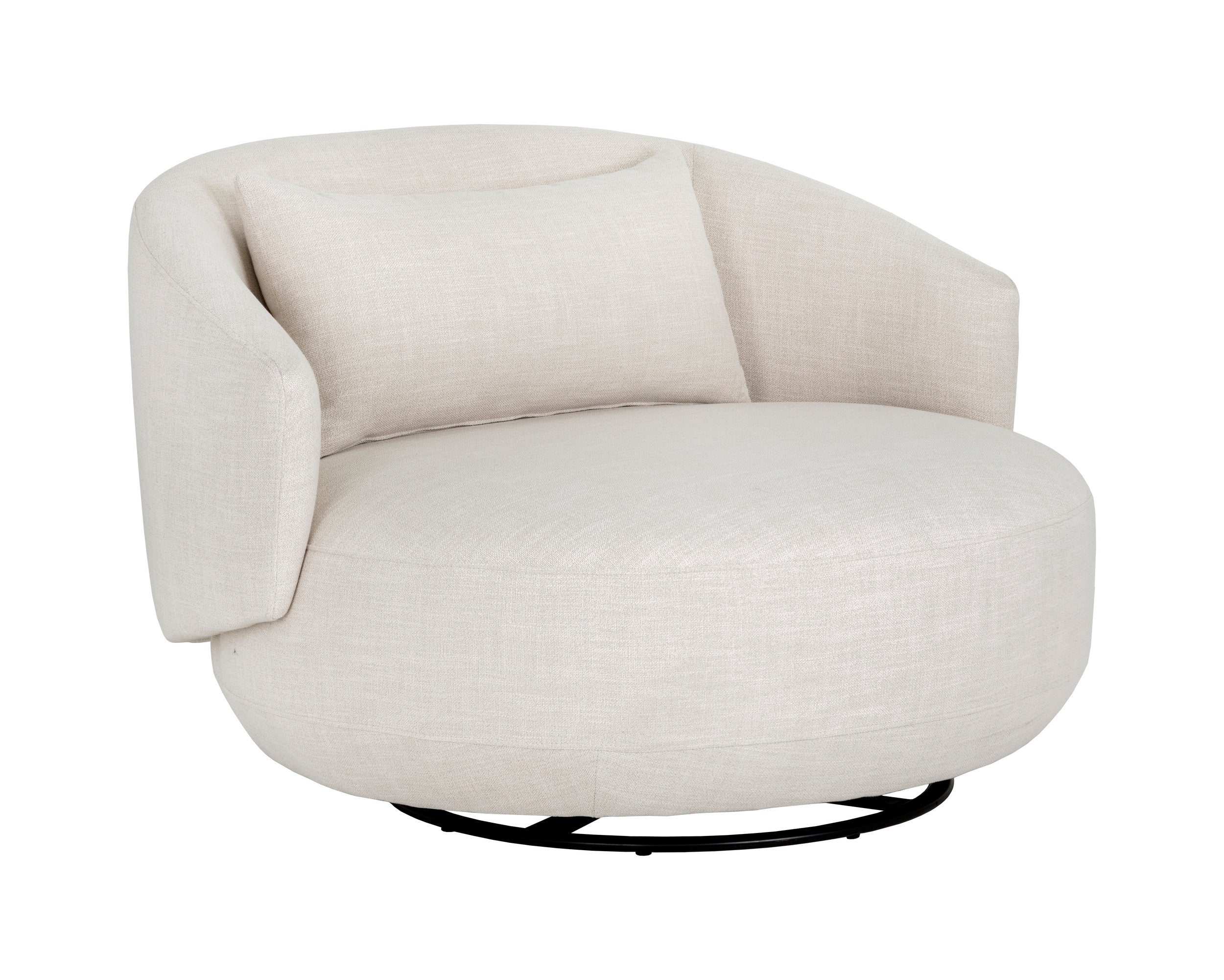 Walsh Swivel Lounge Chair – Effie Linen