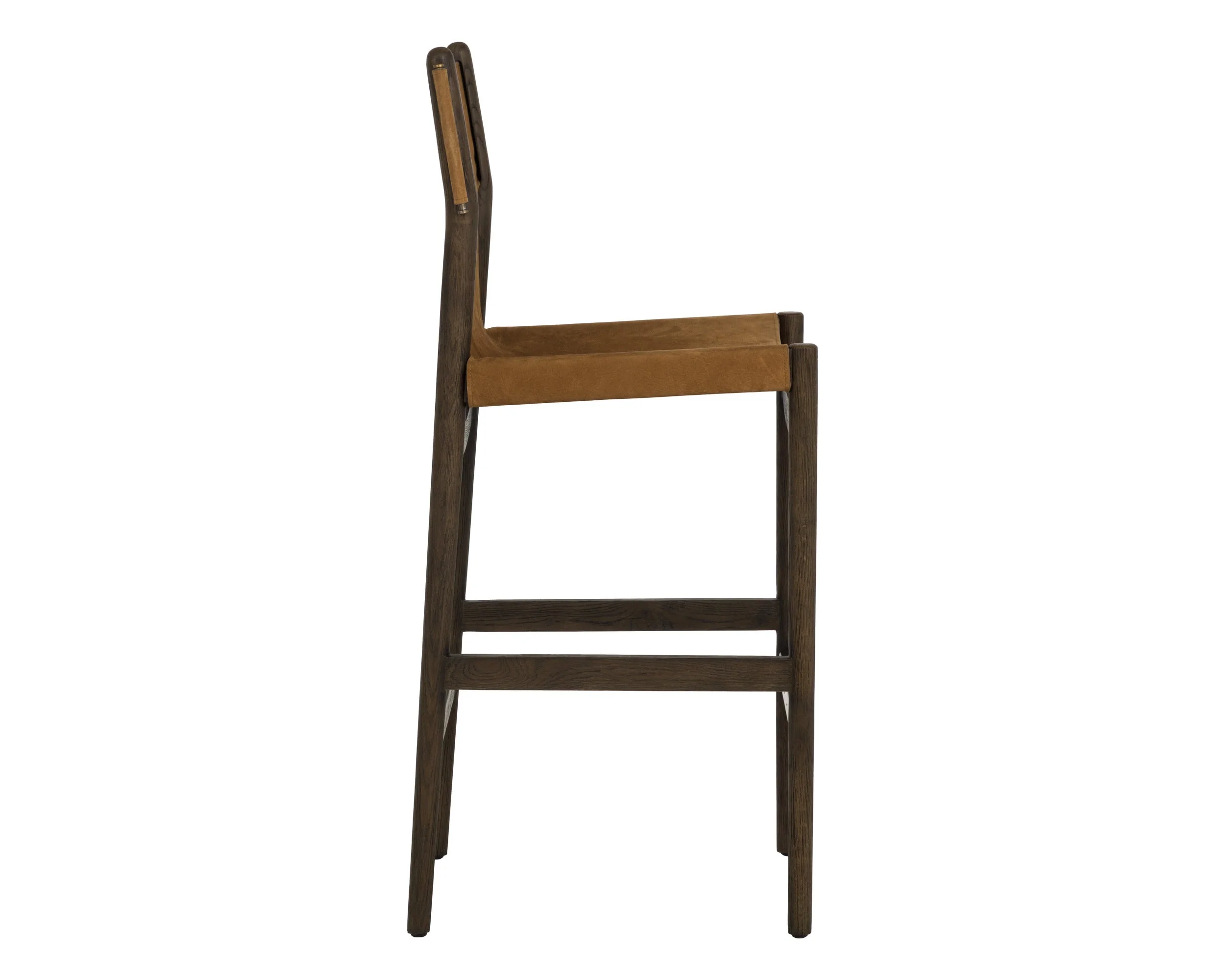 Argus Barstool - Nubuck Caramel Leather - Image 3