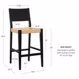 COSGROVE BLACK BARSTOOL 19D6292BLBS - Image 3