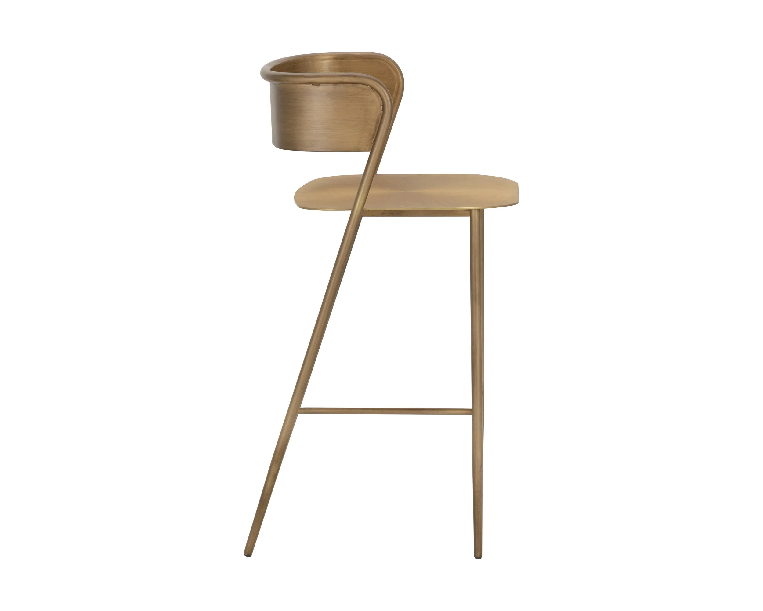 Keanu Counter Stool - Antique Gold - Image 3