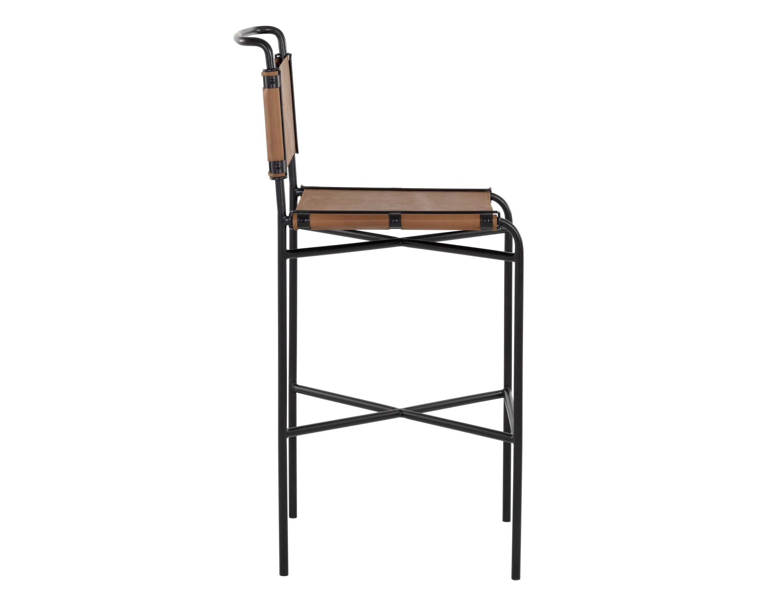 Corrigan Barstool - Cognac Leather - Image 3