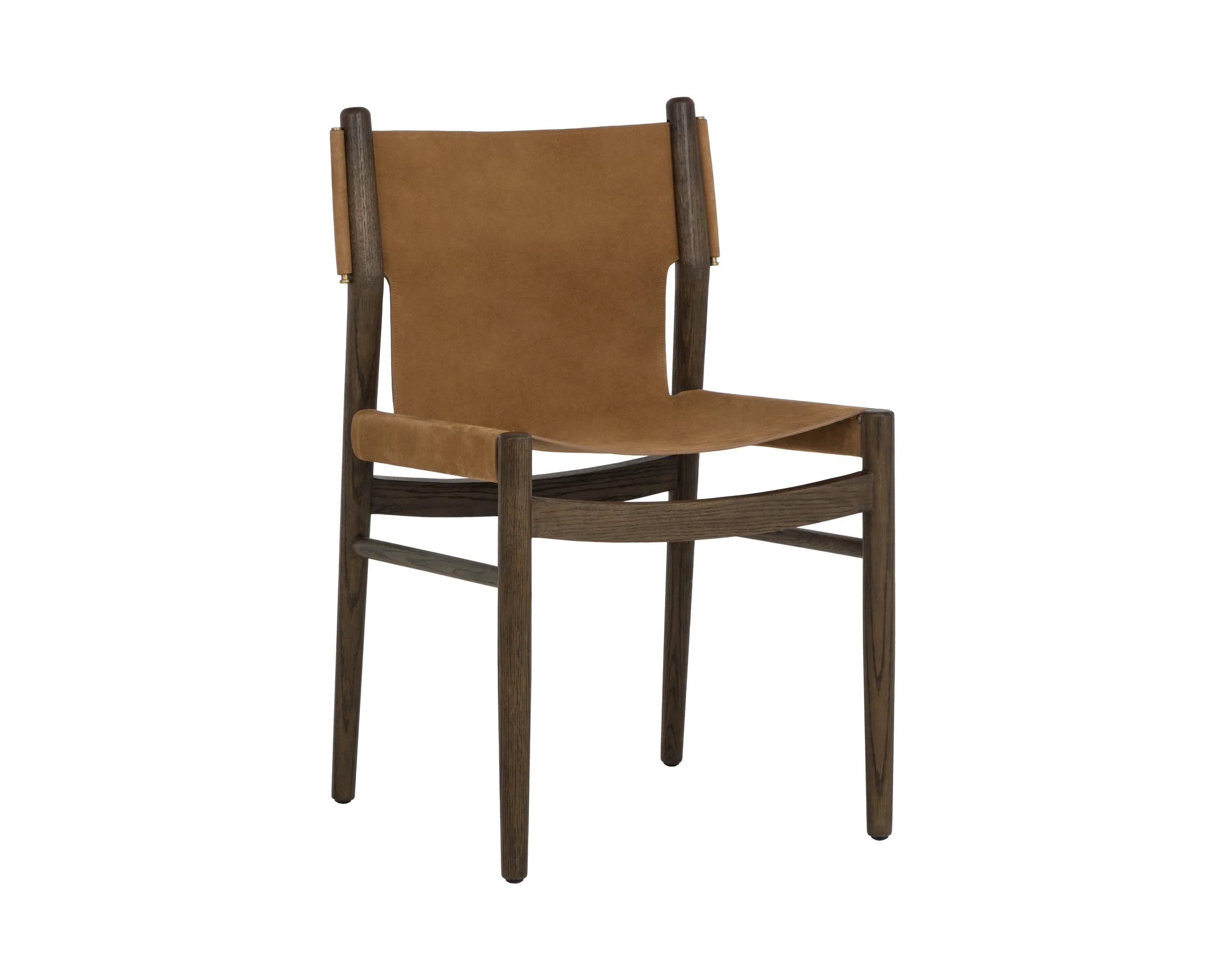 Argus Dining Chair – Nubuck Caramel Leather