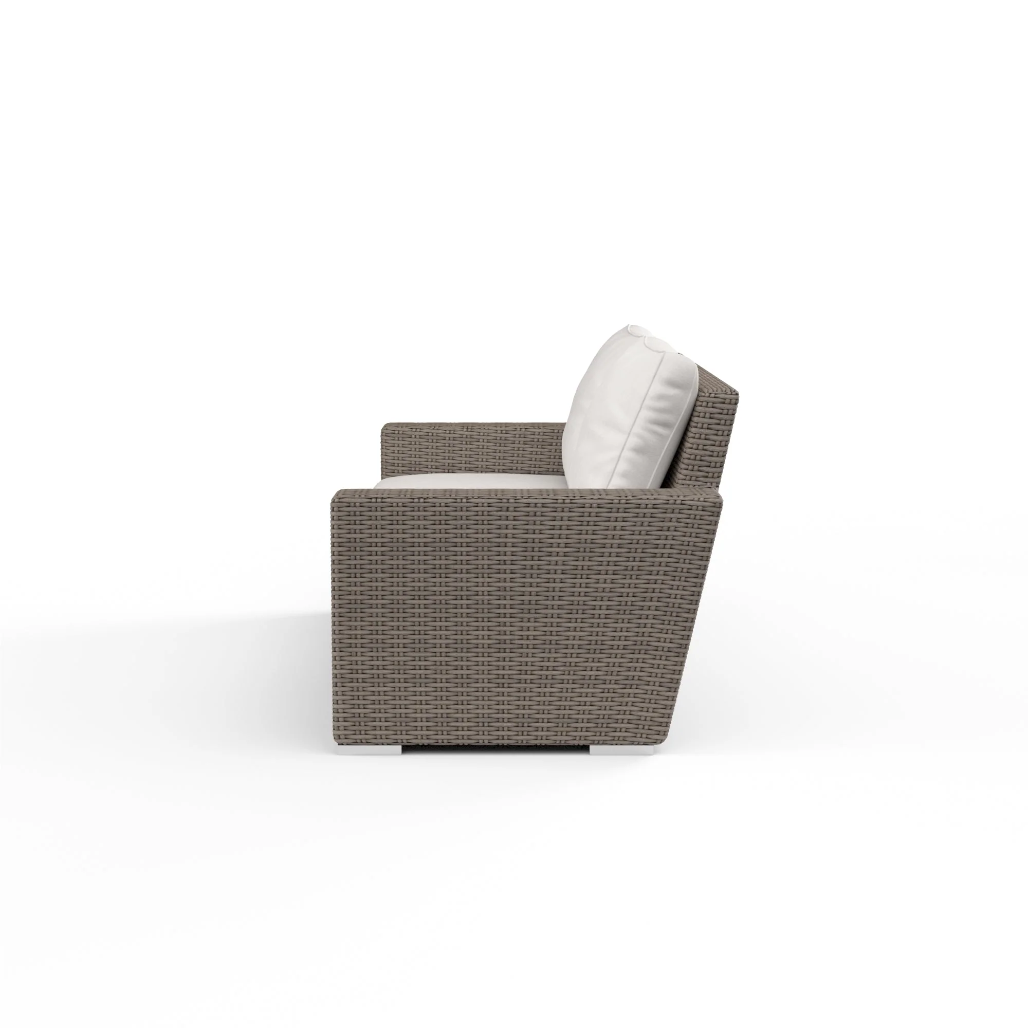 Coronado Loveseat in Canvas Flax w/ Self Welt - Image 3