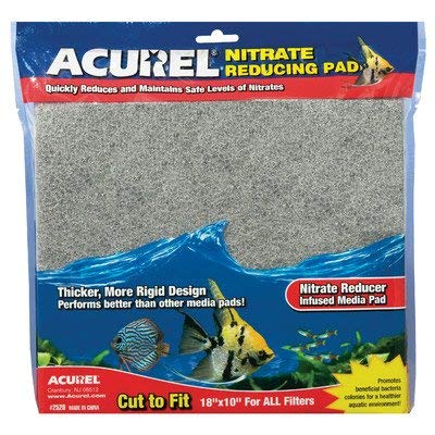 Acurel Nitrate Remover Infused Media Pad 10" x 18", Gray - Image 1