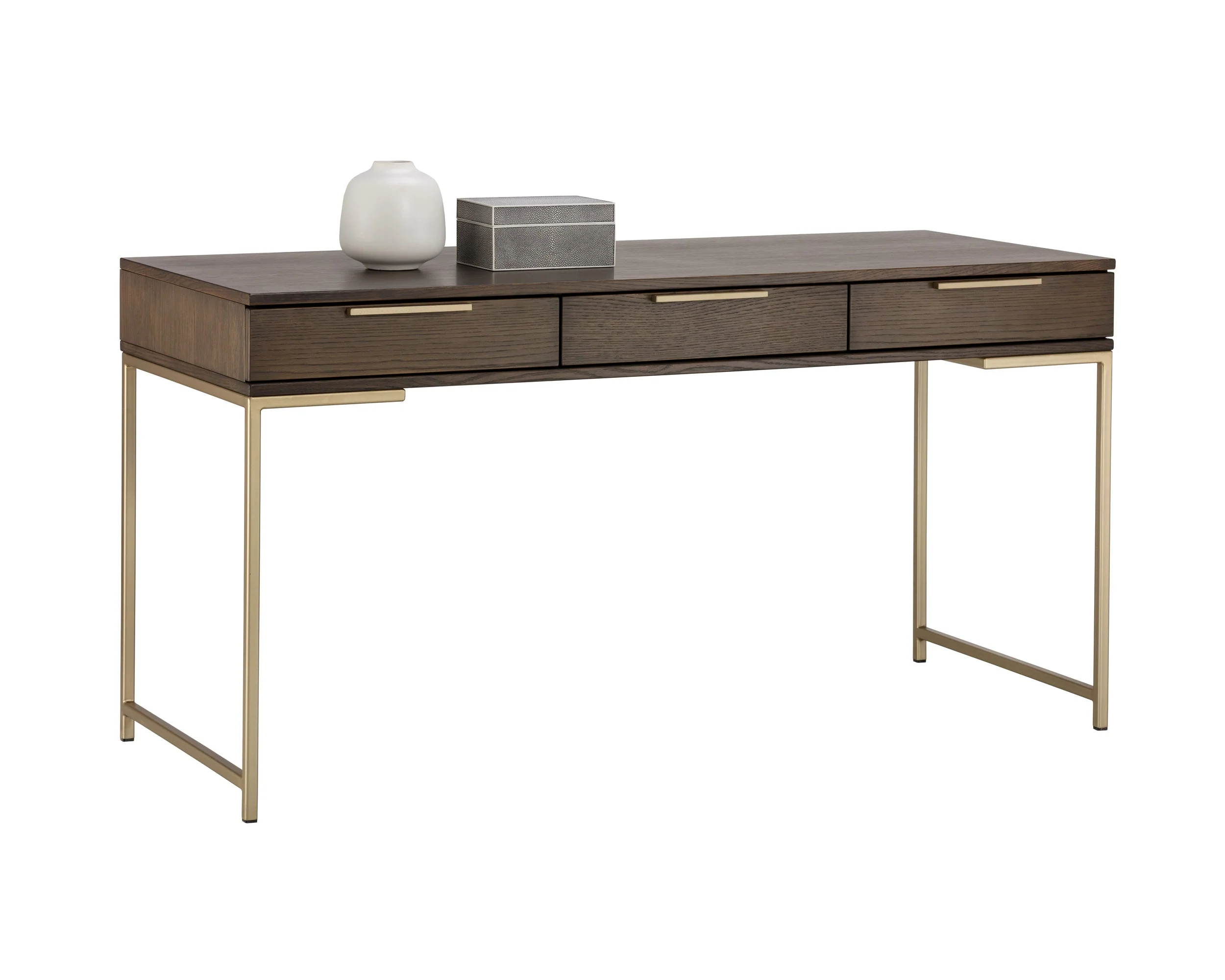 Rebel Desk – Gold – Raw Umber