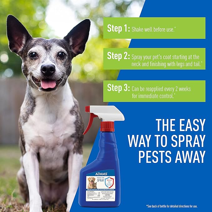 Adams Flea & Tick Spray, 16 oz - Image 3