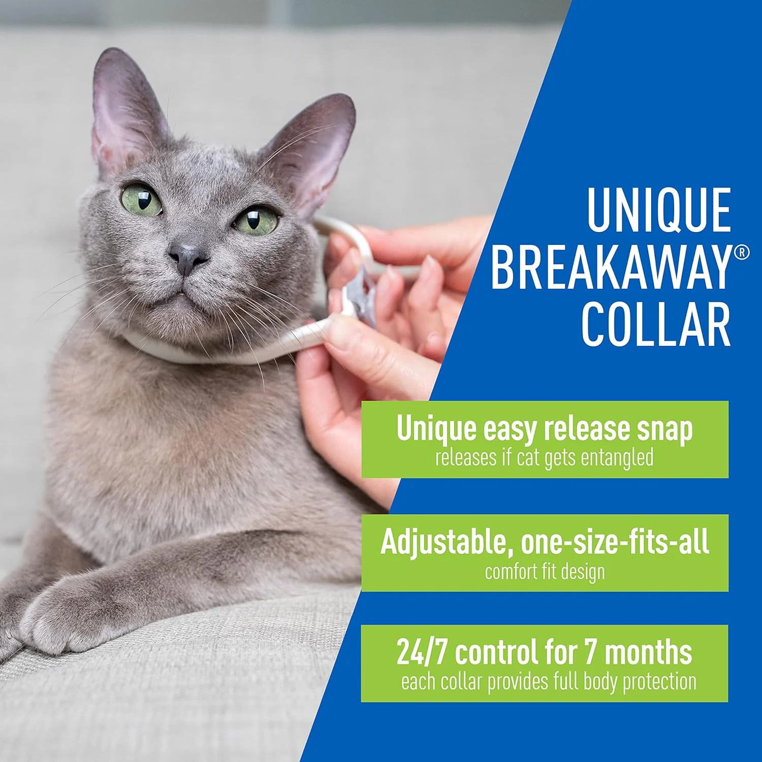 Adams Plus Cat Flea & Tick Collar - Image 3