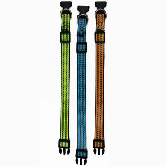 Adjustable Reflective Dog Collar, Assorted Colors, 15"-18.9" - Image 2