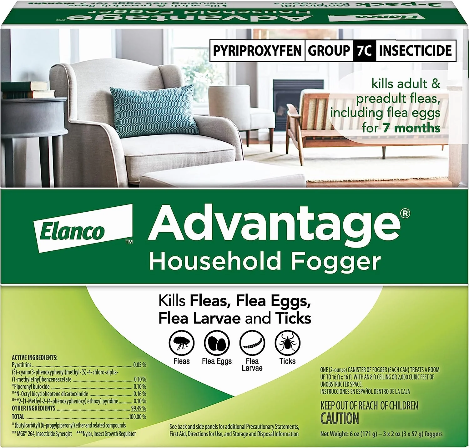 Advantage Household Fogger, 3 Pack - Image 1