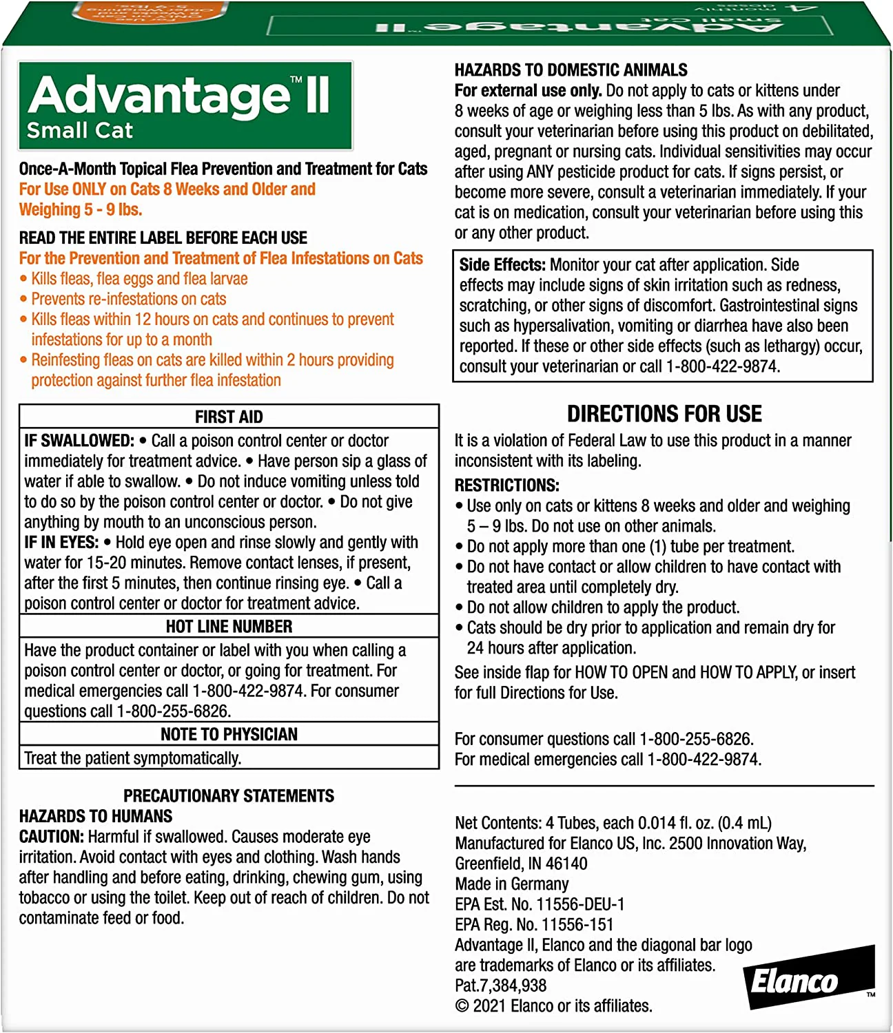 Advantage II Topical Flea Control for Cats & Kittens - Image 2