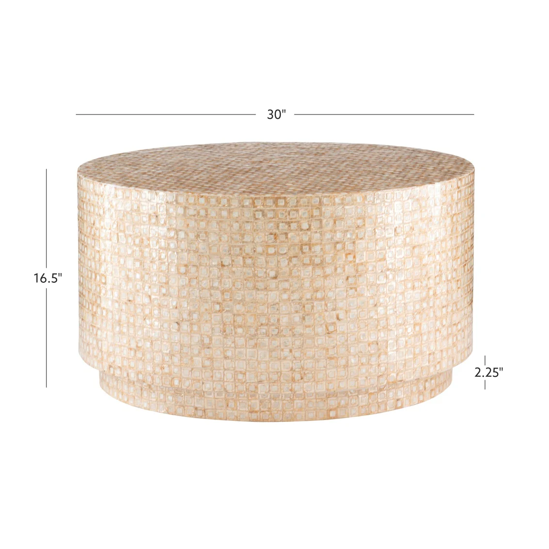 CAPIZ COFFEE TABLE 640253GLD01ASU - Image 2