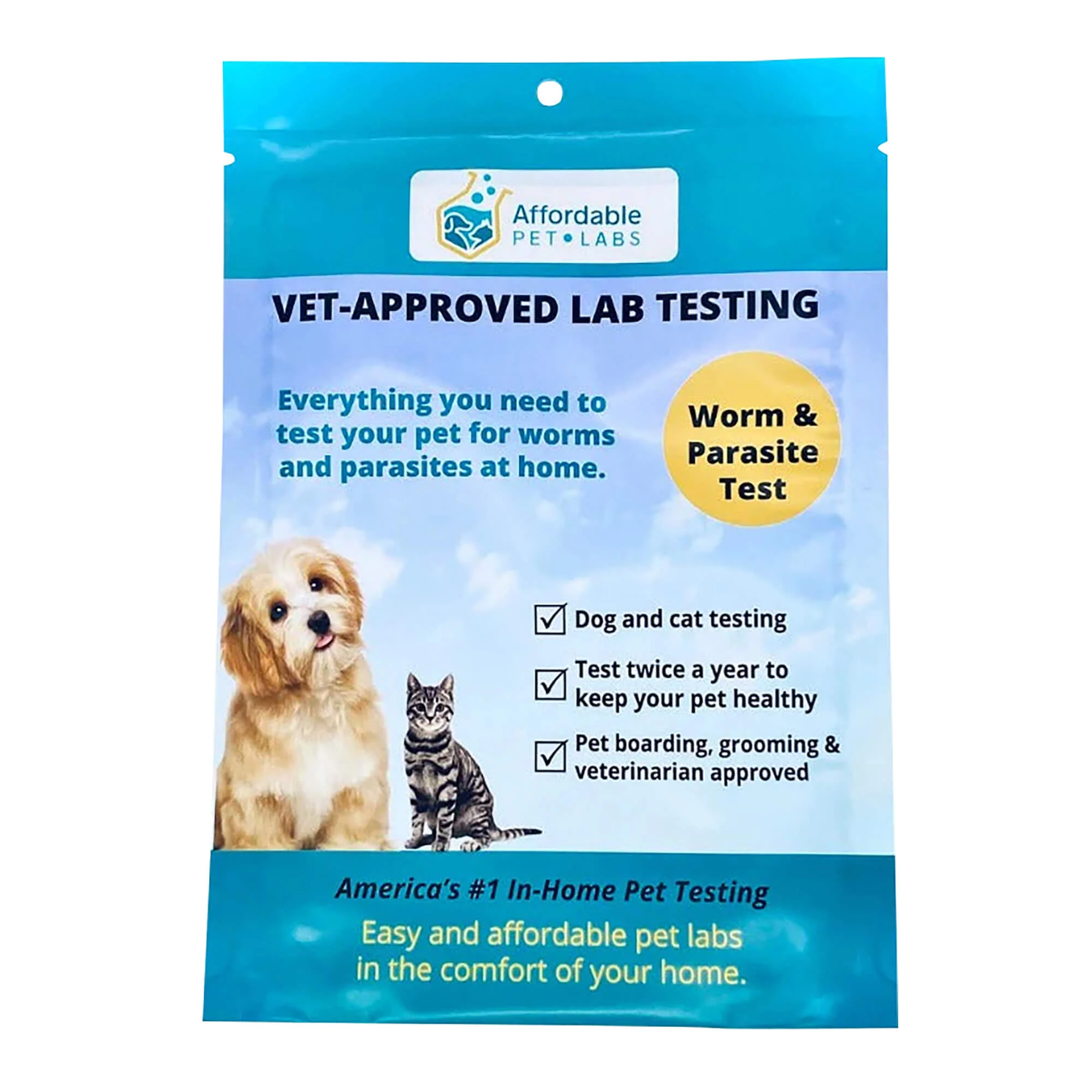 Affordable Pet Labs - Total Fecal Tests Plus Giardia For Dogs & Cats, Easy Home Kit - Image 3