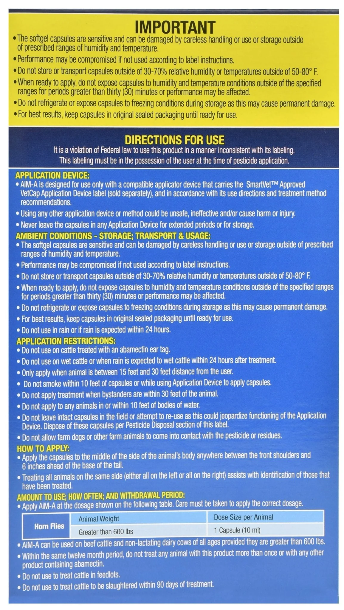 AiM-A Insecticide Gel Caps - Image 2