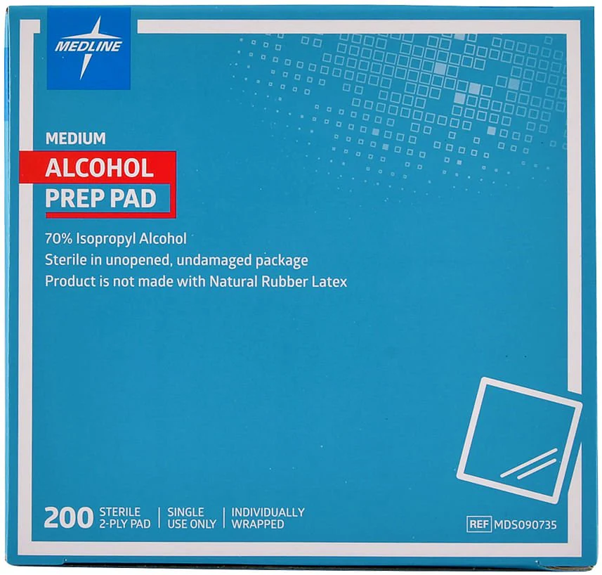 Alcohol Preps, Box of 200 - Image 1