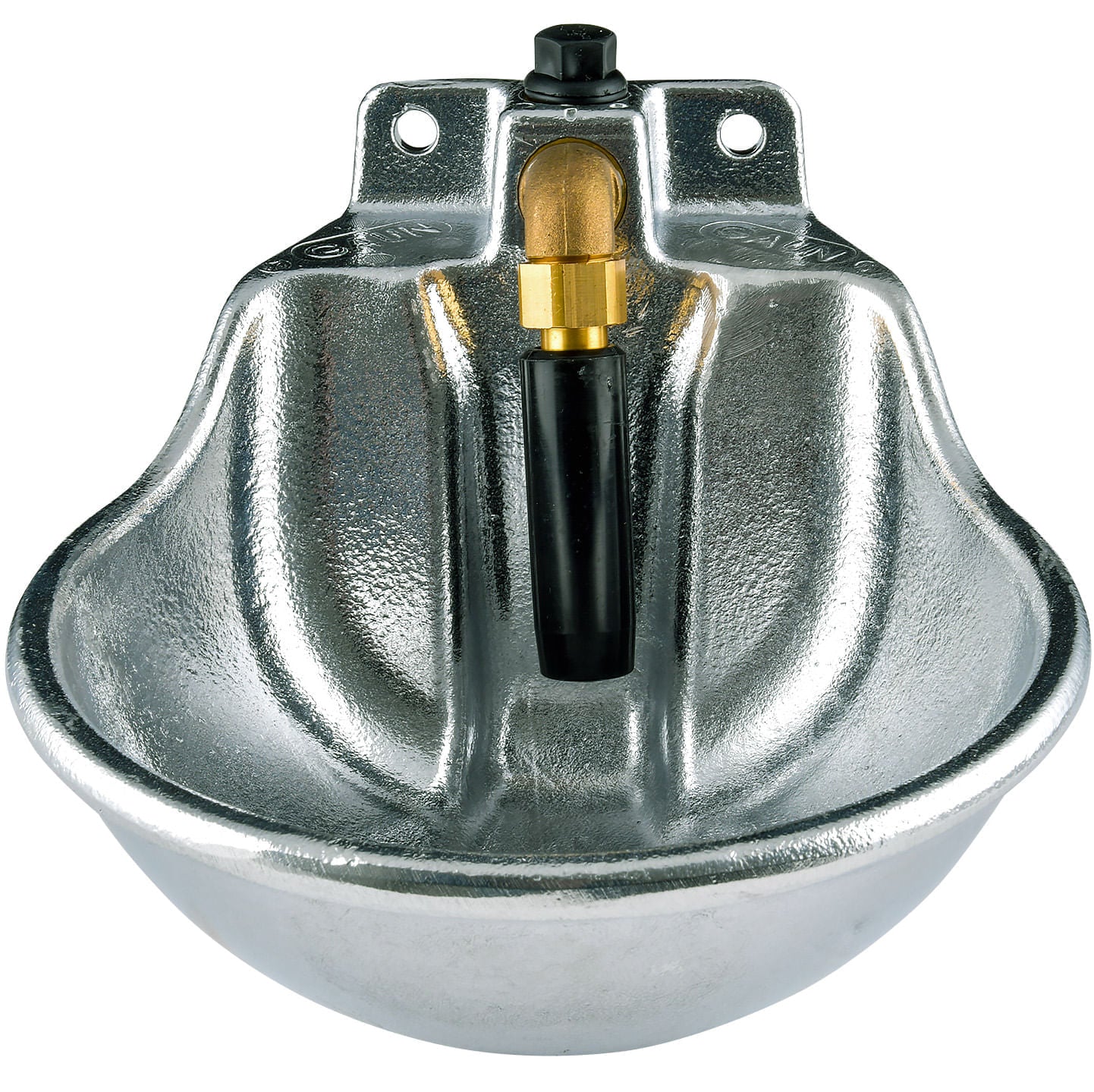 Aluminum Barn Wall Mount Push Valve Horse Waterer - Image 2