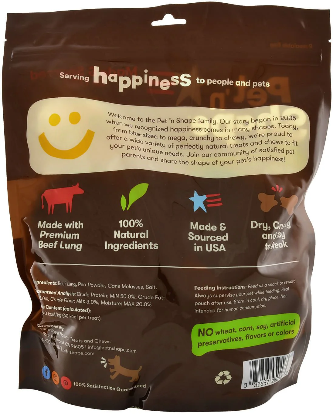 American Patties Premium Beef Lung Dog Treats - Image 2