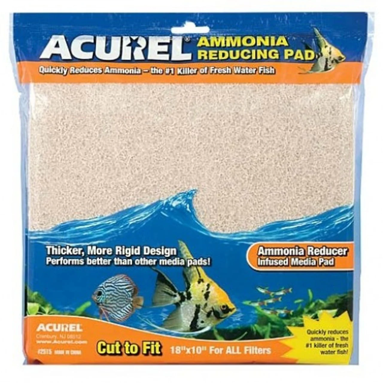 Ammonia Remover Infused Media Pad 10″ x 18″, Tan