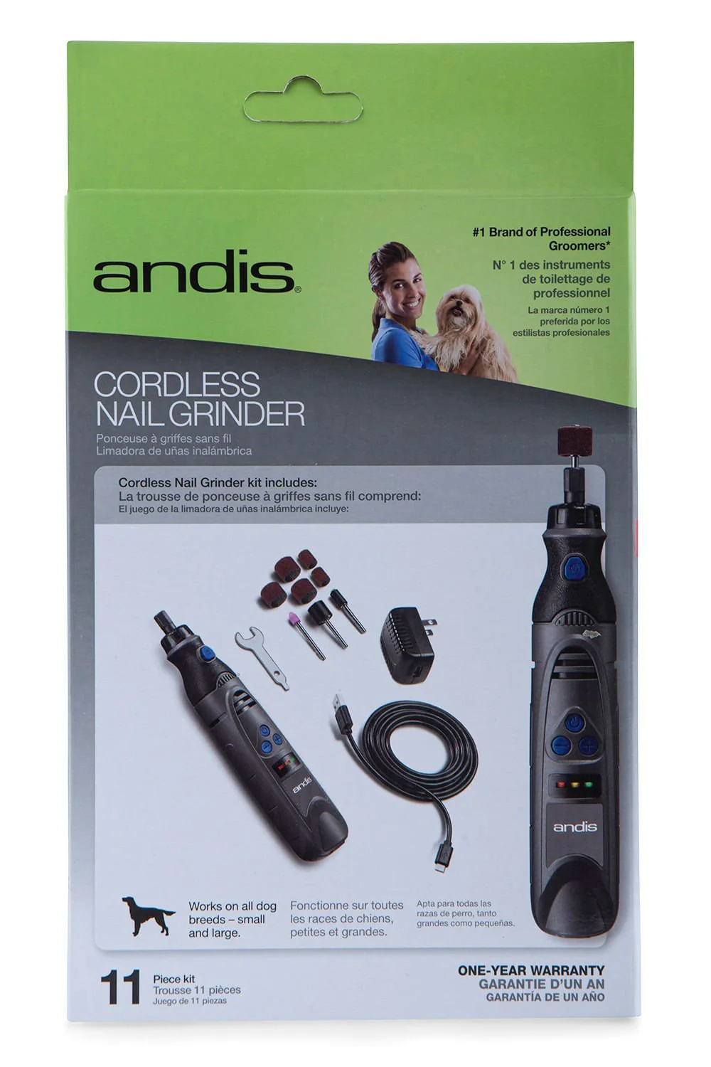 Andis 6-Speed Cordless Nail Grinder - Image 2