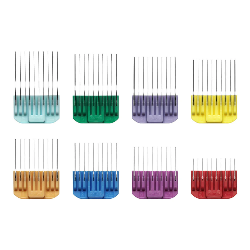 Andis Adjustable Blade Attachment Comb Set, 8pc - Image 1