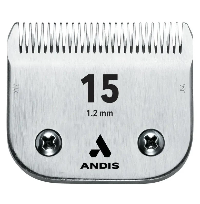 Andis UltraEdge Size 15 Detachable Clipper Blade – 3/64″ (1.2 mm) Close Cut Blade