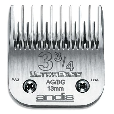 Andis UltraEdge Skip Tooth Blade Size 3-3/4 – 1/2" Cut, Detachable Clipper Blade - Image 1