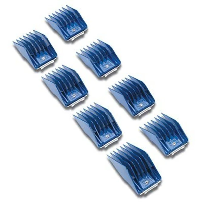 Andis 8-Piece Universal Large Attachment Comb Set (Sizes 5/8″ to 1-1/4″)