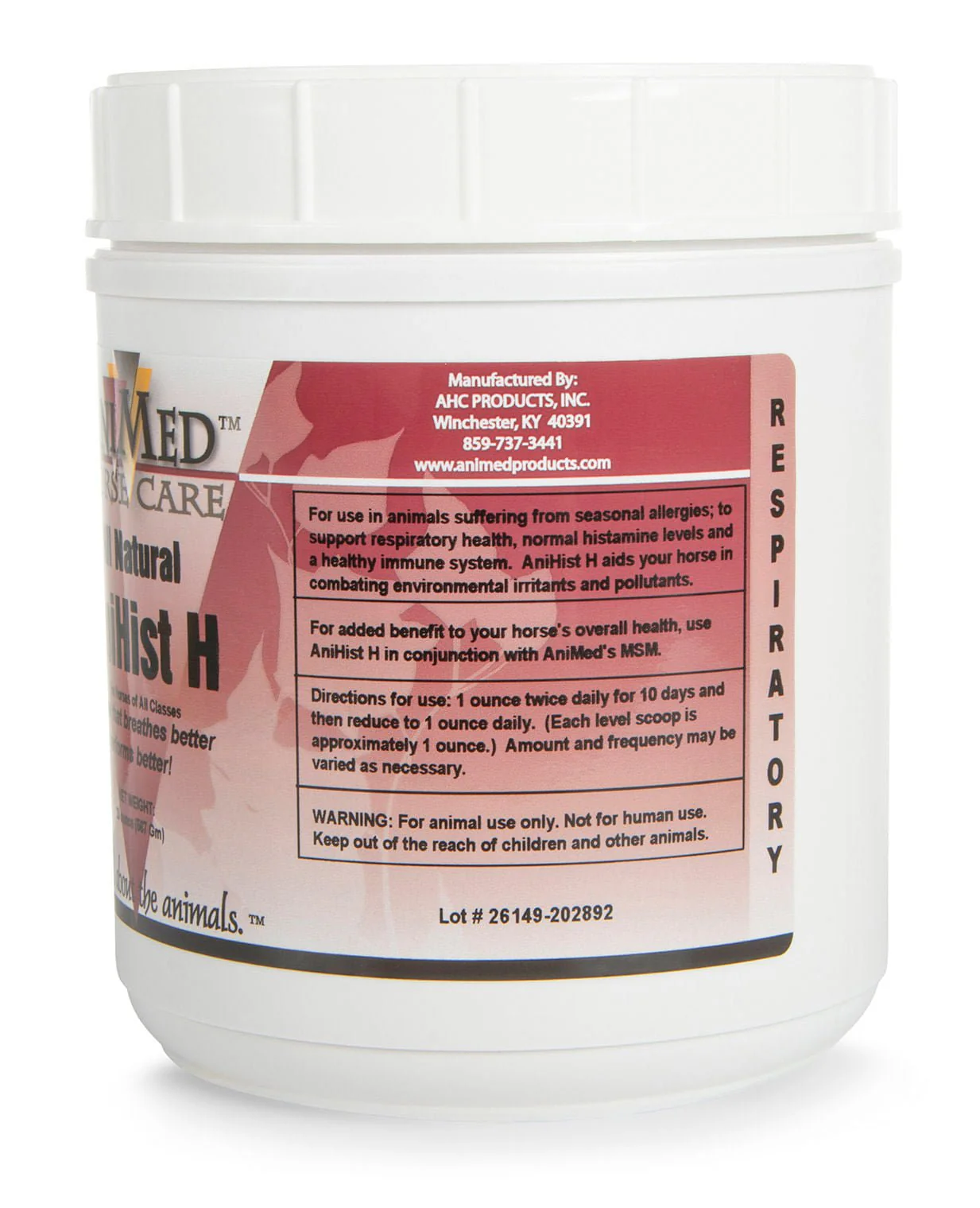 AniHist H Respiratory Supplement for Horses - Image 3
