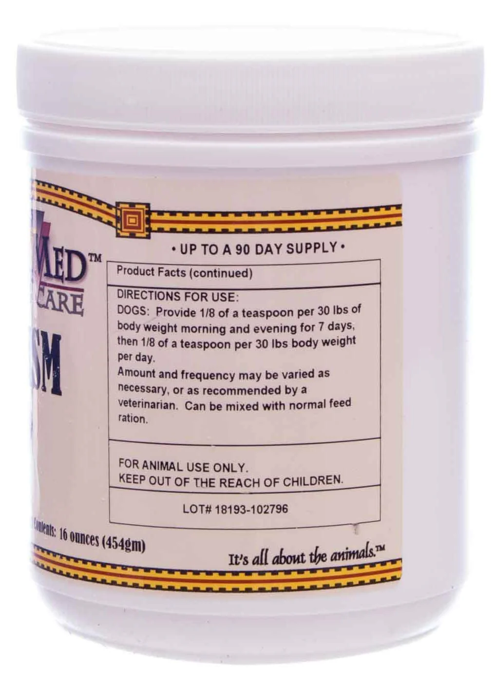 Animed MSM Joint Supplement for Dogs - Image 2