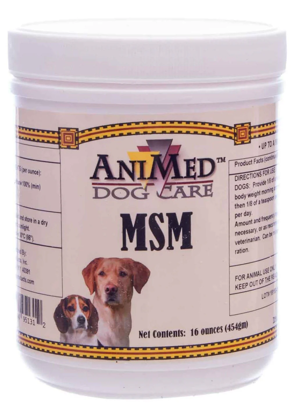Animed MSM Joint Supplement for Dogs