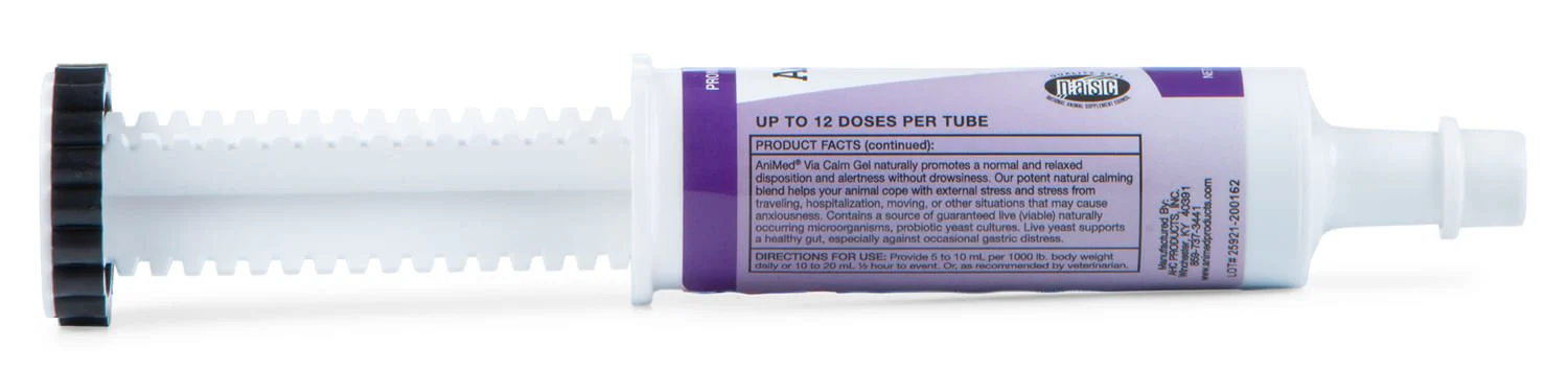 AniMed Via-Calm Equine Oral Calming Gel for Horses - Image 2