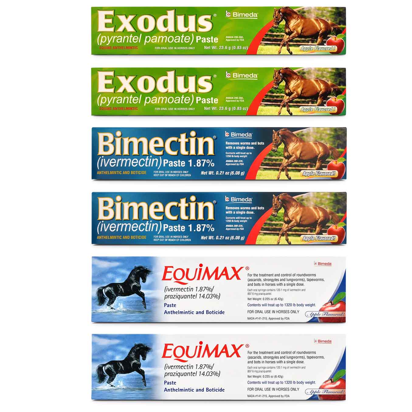 Apple Flavored Horse Deworming Kit - Image 2