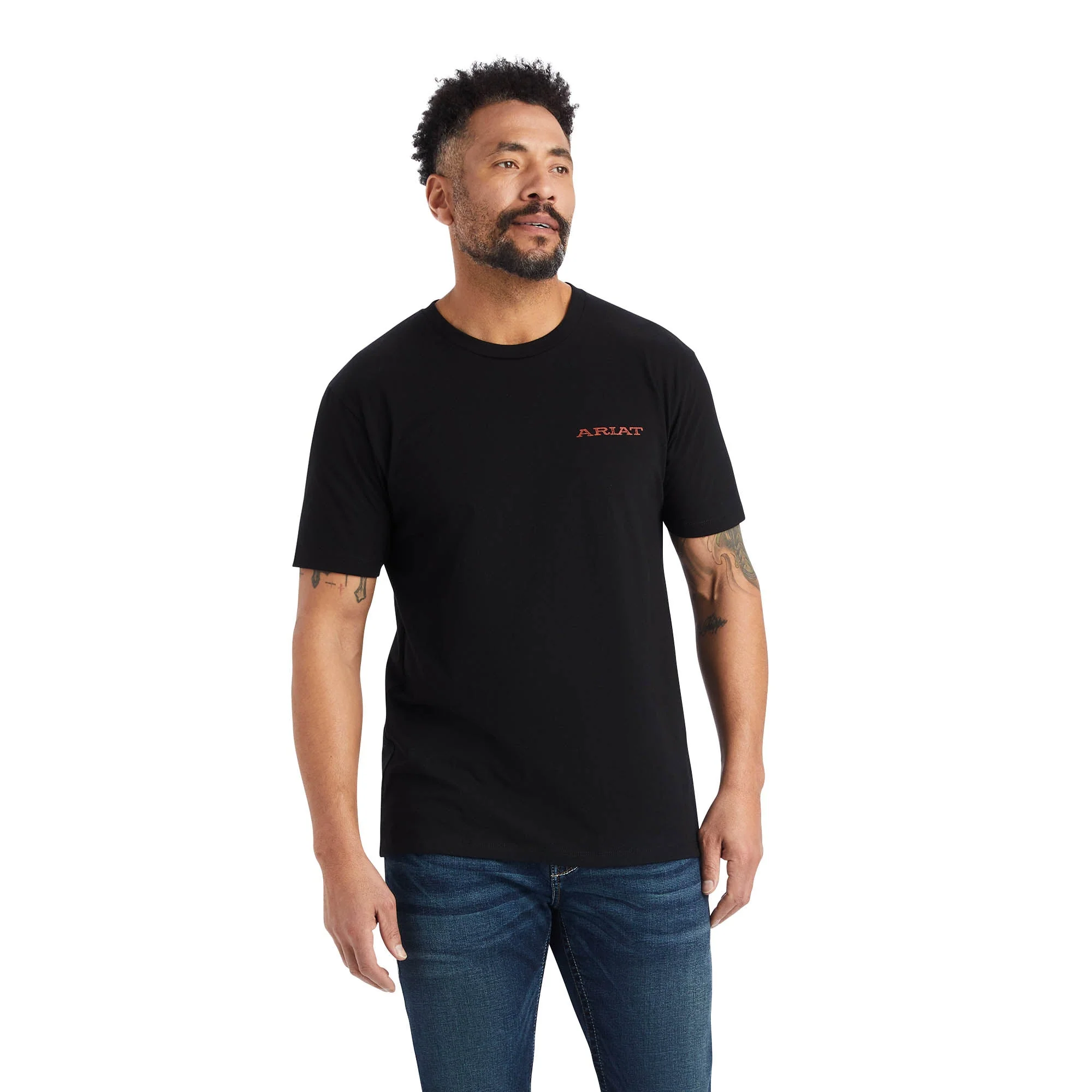 Ariat Men’s Bronc Buster T-Shirt, Black