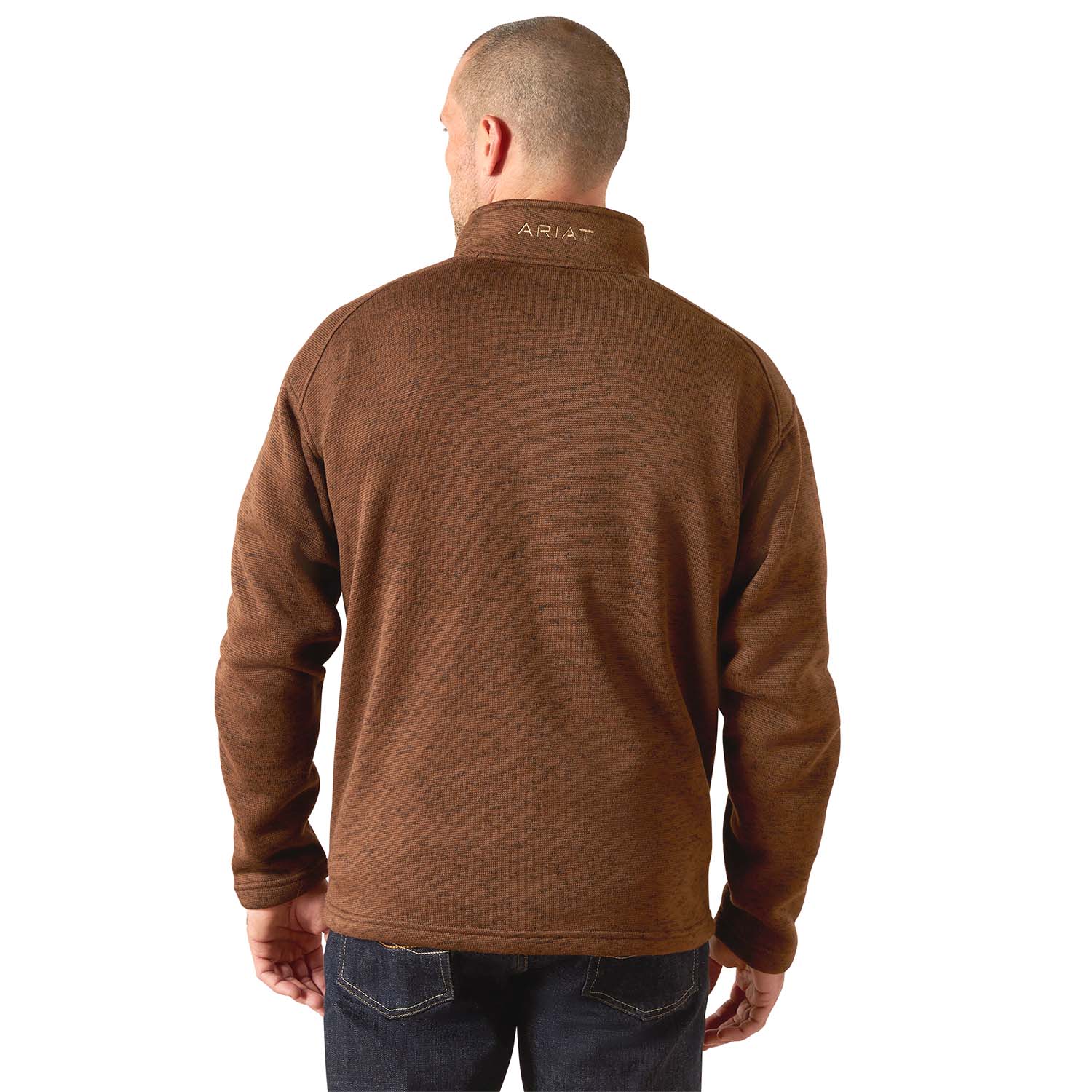 Ariat Mens Caldwell 1/4 Zip Pullover Sweater - Image 2