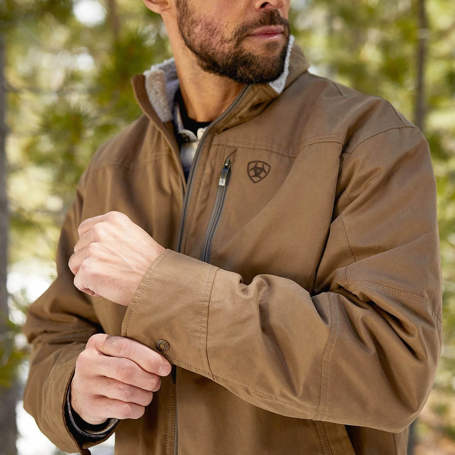 Ariat Men's Grizzly Canvas Insulated Jacket - Image 3