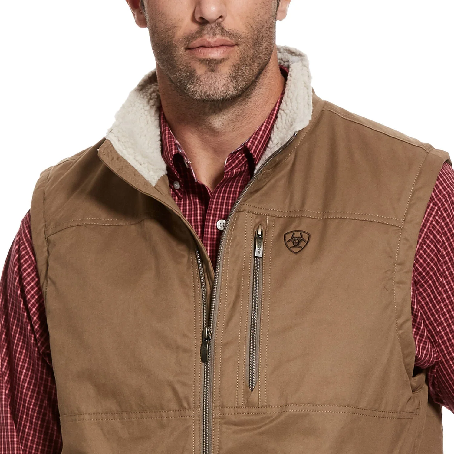 Ariat Men's Grizzly Canvas Insulated Vest - Image 2
