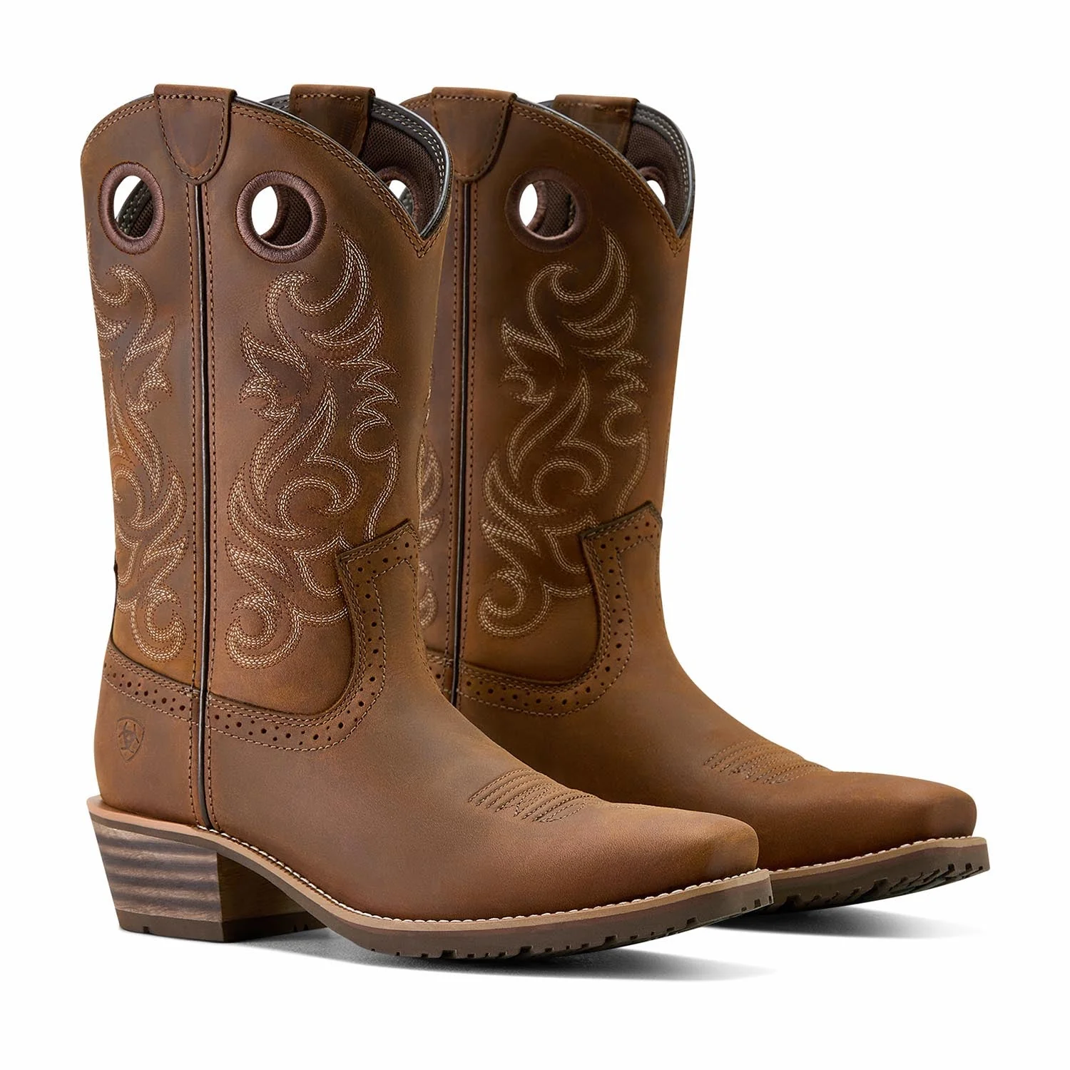 Ariat Men's Hybrid Roughstock Square Toe Cowboy Boots - Image 1