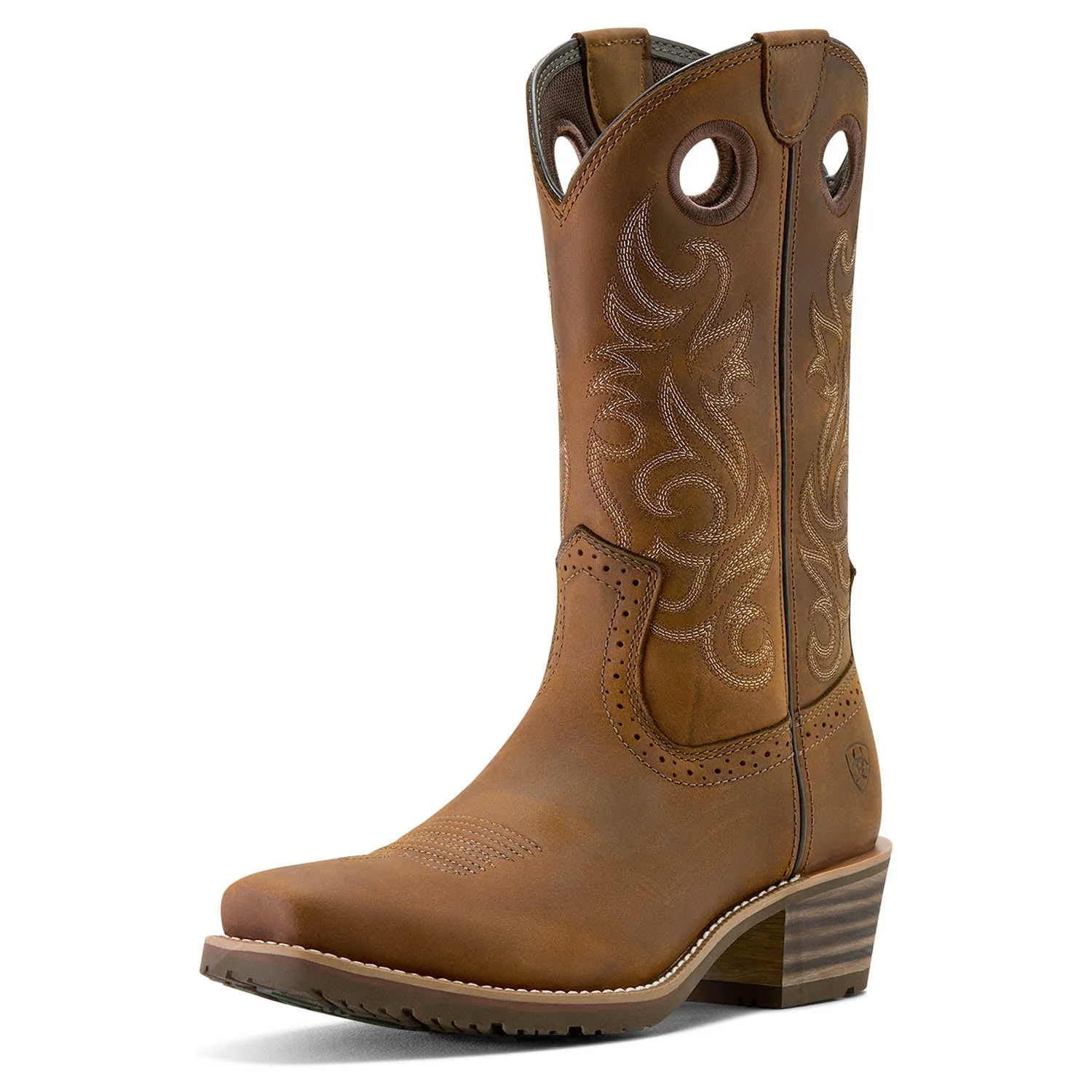 Ariat Men's Hybrid Roughstock Square Toe Cowboy Boots - Image 3