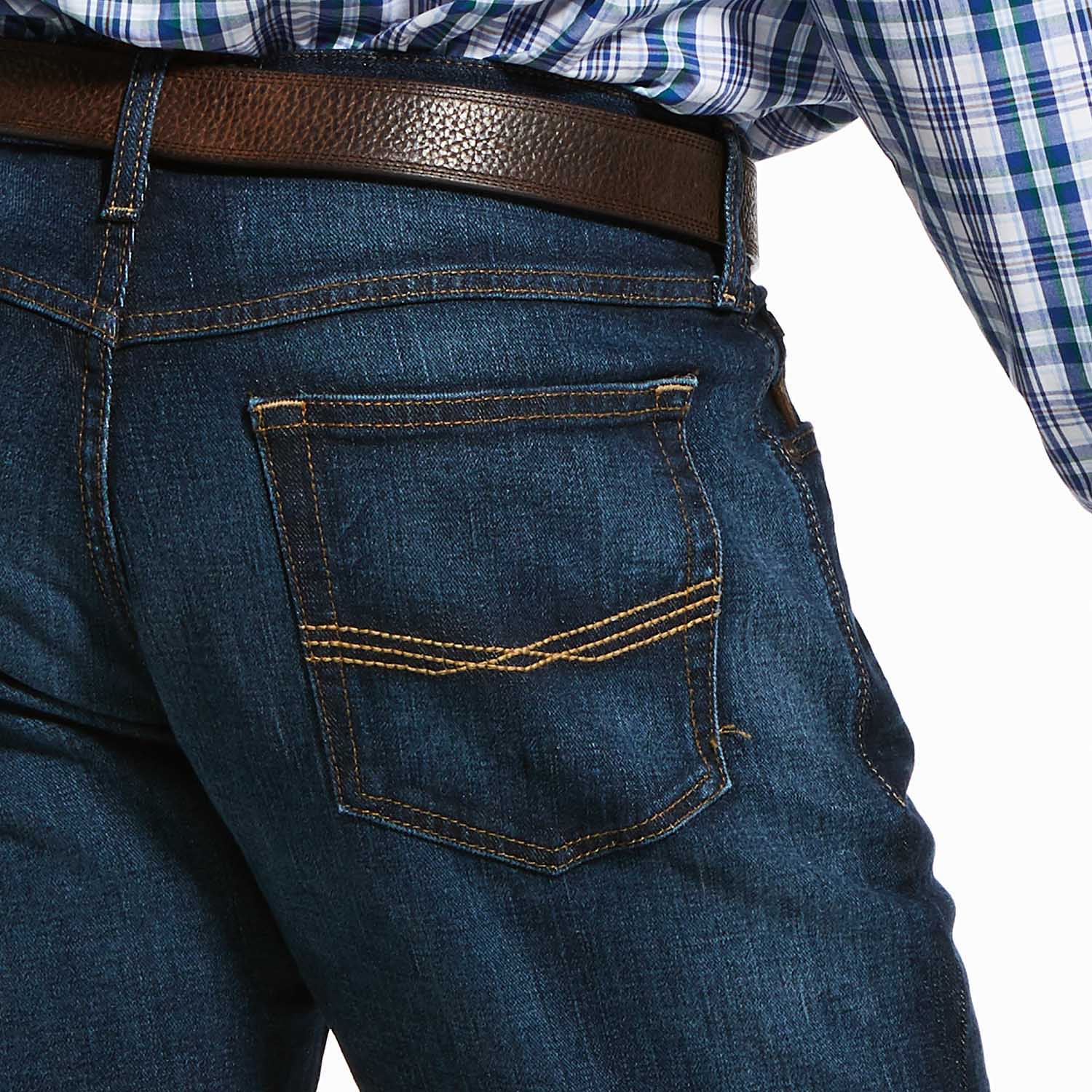 Ariat Men's M5 Slim Stretchy Legacy Stackable Straight Leg Jean - Image 3
