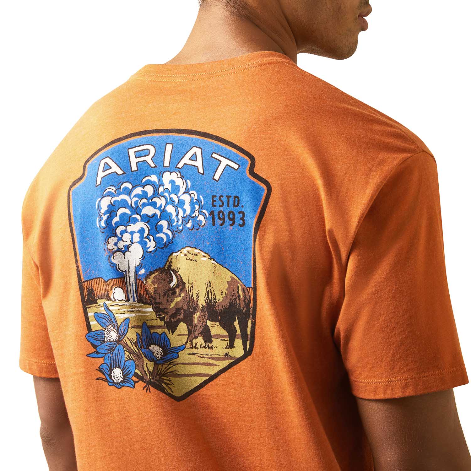 Ariat Men's Old Faithful Short Sleeve T-Shirt - Image 2