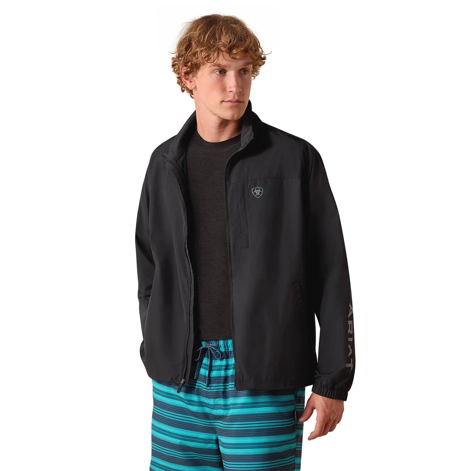 Ariat Men’s Performance Windbreaker Jacket – Lightweight, Water-Resistant, Breathable