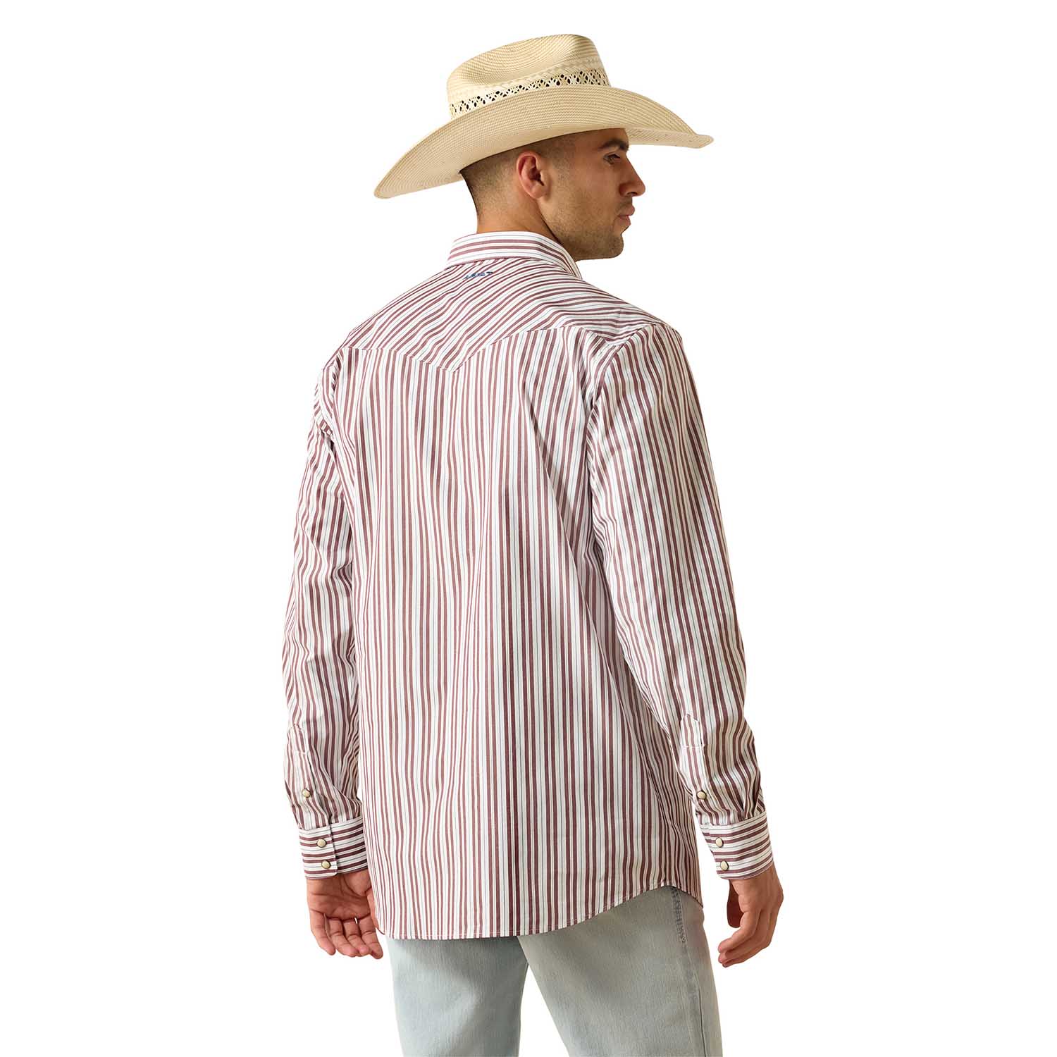 Ariat Men's Pro Series Fitted Long Sleeve Western Shirt with Snap Closure - Image 2